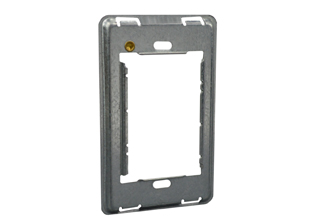MOUNTING FRAME FOR 25mmX50mm MODULAR SIZE SOUTH AFRICA OUTLETS, SWITCHES. FRAME ACCEPTS COMBINATIONS OF THREE 25mmX50mm OR ONE 25mmX50mm & ONE 50mmX50mm SIZE MODULAR DEVICES.

<br><font color="yellow">Notes: </font> 
<br><font color="yellow">*</font> Mounts on American / South Africa 2x4 wall boxes.
<br><font color="yellow">*</font> Requires one #73413 wall plate.
<br><font color="yellow">*</font> Plugs, power cords, sockets, switches, mounting frames and wall plates are listed below. Scroll down to view.