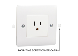 AC Power Outlet Socket – Panel Mount, 15A 125VAC, 3-Prong Female, White (Lot Of 2) By Huaconn