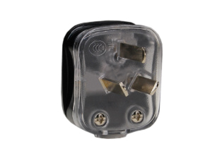 CHINA PLUG, 10 AMPERE-250 VOLT, TYPE I PLUG, (CH1-10P), REWIREABLE ANGLE PLUG, 2 POLE-3 WIRE GROUNDING (2P+E). BLACK.

<br><font color="yellow">Notes: </font> 
<br><font color="yellow">*</font> Connects with China CH1-10R (10A-250V) outlets only.

<br><font color="yellow">*</font> China 16 Ampere-250 Volt (CH2-16P) Plugs, Power Cords cords available. View  # <a href="https://internationalconfig.com/icc6.asp?item=74630-BLK" style="text-decoration: none">74630-BLK</a>

 