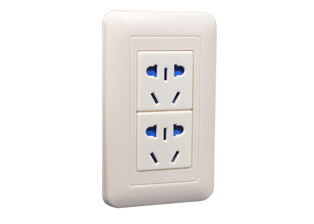 CHINA MULTI-CONFIGURATION 10 AMPERE-250 VOLT DUPLEX OUTLET, GB 2099-1, GB 1002 TYPE I (CH1-10R), SHUTTERED CONTACTS, 2 POLE-3 WIRE GROUNDING (2P+E). IVORY. APPROVALS CHINA CCC

<br><font color="yellow">Notes: </font> 

</font> Mounts on American 2x4 wall boxes & International wall boxes with 3.28" (83mm / 84mm) mounting centers. 

<br><font color="yellow">*</font> Surface mount on wall boxes # 74225, # 84225-AR. Weatherproof cover # 74900-MCS available.


<br><font color="yellow">*</font> Outlet accepts (2P+E) 10A-250V China (CH1-10P), Australia (AU1-10P), Argentina (AR1-10P) plugs. 

<br><font color="yellow">*</font> Outlet accepts (2P) China, American, European, Australia, Argentina plugs.
 
  
<br><font color="yellow">*</font> Universal outlets switches, circuit breakers, USB sockets, IEC C-13 sockets, C-14 inlets available. Scroll down to view.  