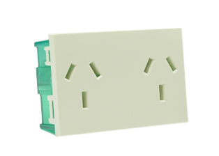 ARGENTINA 10A-250V MODULAR DUPLEX OUTLET, TYPE I (AR1-10R), 75mmX50mm SIZE, WALL BOX MOUNT, SCREWLESS TERMINALS, 2 POLE-3 WIRE GROUNDING (2P+E). WHITE. 

<br><font color="yellow">Notes: </font> 

<br><font color="yellow">*</font> Mounts on American 2x4 wall boxes. Requires frame # 84202-F & wall plate # 84202-D (White).  Options: Dark Gray, Chrome.  

<br><font color="yellow">*</font> Mounts on American 4x4 wall boxes. Requires frame # 84203-F & wall plate # 84705 (White).  Options: Dark Gray, Chrome. 
 
<br><font color="yellow">*</font> Surface mount wall boxes, View # 84444 series, # 84425-AR.

<br><font color="yellow">*</font> Duplex outlet WP cover # 84202-WP. 
 
<br><font color="yellow">*</font> Duplex 10A-250V outlet, surface mount # 84201-DSM. 


 <br><font color="yellow">*</font> Scroll down in related products to view South America, Argentina, Brazil, Chile, Peru plugs, outlets, GFCI/RCD sockets, power cords, power strips, plug adapters for all South America countries.

 
 