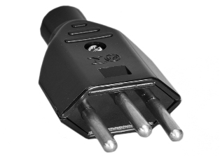 BRAZIL PLUG, 20 AMPERE-250 VOLT NBR 14136 TYPE N PLUG, (BR3-20P), REWIREABLE PLUG, CORD GRIP = 0.275-0.450", 2 POLE-3 WIRE GROUNDING (2P+E), NYLON. BLACK. INMETRO APPROVED, UC-OCP-0004 CERTIFIED.

<br><font color="yellow">Notes: </font> 
<br><font color="yellow">*</font> Terminal, strain relief, assembly screws torque = 0.8Nm.
<br><font color="yellow">*</font> Temp. rating = -40C to +75C.
