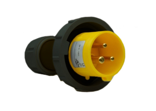 IEC 60309 (4h) PIN & SLEEVE PLUG, 30 AMPERE-120 VOLT, WATERTIGHT (IP67), 2 POLE-3 WIRE GROUNDING (2P+E), CEE 17, IEC 309, COMPRESSION STRAIN RELIEF, NYLON (POLYAMIDE BODY), OPERATING TEMP. = -25°C TO +80°C. YELLOW.

<br><font color="yellow">Notes: </font> 
<br><font color="yellow">*</font> 888-2168-NS has internal wiring polarity orientation designed for use in North America and therefore is C(UL)US approved. If point of use for this product is outside North America use our 999 series pin and sleeve devices which meet approvals and polarity requirements for European countries. <a href="https://internationalconfig.com/icc6.asp?item=999-2168-NS" style="text-decoration: none">999 Series Link</a>
<br><font color="yellow">*</font> Scroll down to view additional yellow IEC 60309 (4h) devices listed below in the related products or download the IEC 60309 Pin & Sleeve Brochure to view the entire range of pin and sleeve devices.
