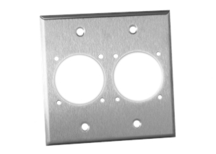WEATHER RESISTANT TWO GANG STAINLESS STEEL WALL PLATE WITH GASKET. MOUNTS TWO WEATHERPROOF OUTLETS ON AMERICAN 4X4 WALL BOXES. 

<br><font color="yellow">Notes: </font> 
<br><font color="yellow">*</font> Note: Use new part number # 97120-DBZ. Same item as 97120-D. See listed below in related products.
<br><font color="yellow">*</font> American, European, United Kingdom, Australian and Worldwide / International weatherproof IP44, IP54, IP66, IP68 outlets, sockets, receptacles listed below in related products. Scroll down to view.

 