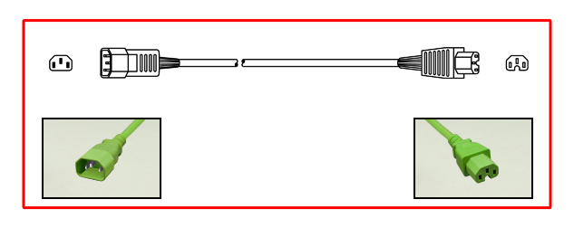 15A-250V POWER CORD, IEC 60320 C-14 PLUG, IEC 60320 C-15 CONNECTOR, 14/3 AWG SJT, 105C, (UL, CSA LISTED), 2 POLE-3 WIRE GROUNDING (2P+E), 1.2 METERS (4 FEET) (48") LONG. GREEN.
<br><font color="yellow">Length: 1.2 METERS (4 FEET)</font>

<br><font color="yellow">Notes: </font> 
<br><font color="yellow">*</font> Connects with C-16 power inlets.

<br>
<br>
<div style="width:825px">
<div style="float:left"><font color="yellow">*</font>Scroll down to view related color power cords. <font color="yellow">**</font>Return to our color cord selector:</div>
<div style="float:left"><img src="../images/yellow_arrow.png" style="width:20px; margin-left:5px"></div>
<div style="float:left"><a href="https://internationalconfig.com/Color-Power-Cords-Color-Cord-Sets-Red-Blue-Green-Color-Power-Cords-C13-C14-C15-C20-C19-IEC-60320-NEMA-5-15-Red-Blue-Green-Color-Power-Cords.asp">
<img src="../images/color_power_cords_icc6.jpg" style="height:45px; border:2px solid #999999; margin-left:5px"></a></div>
</div>