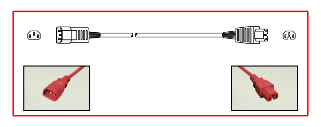 15A-250V POWER CORD, IEC 60320 C-14 PLUG, IEC 60320 C-15 CONNECTOR, 14/3 AWG SJT, 105C, (UL, CSA LISTED), 2 POLE-3 WIRE GROUNDING (2P+E), 1.2 METERS (4 FEET) (48") LONG. RED.
<br><font color="yellow">Length: 1.2 METERS (4 FEET)</font>

<br><font color="yellow">Notes: </font> 
<br><font color="yellow">*</font> Connects with C-16 power inlets.

<br>
<br>
<div style="width:825px">
<div style="float:left"><font color="yellow">*</font>Scroll down to view related color power cords. <font color="yellow">**</font>Return to our color cord selector:</div>
<div style="float:left"><img src="../images/yellow_arrow.png" style="width:20px; margin-left:5px"></div>
<div style="float:left"><a href="https://internationalconfig.com/Color-Power-Cords-Color-Cord-Sets-Red-Blue-Green-Color-Power-Cords-C13-C14-C15-C20-C19-IEC-60320-NEMA-5-15-Red-Blue-Green-Color-Power-Cords.asp">
<img src="../images/color_power_cords_icc6.jpg" style="height:45px; border:2px solid #999999; margin-left:5px"></a></div>
</div>